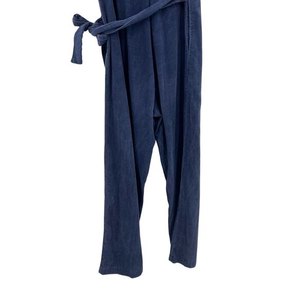 Shades of Grey‎ by Micah Cohen Wrap Origami Jumpsuit Corduroy Blue Size XXS - Picture 10 of 13